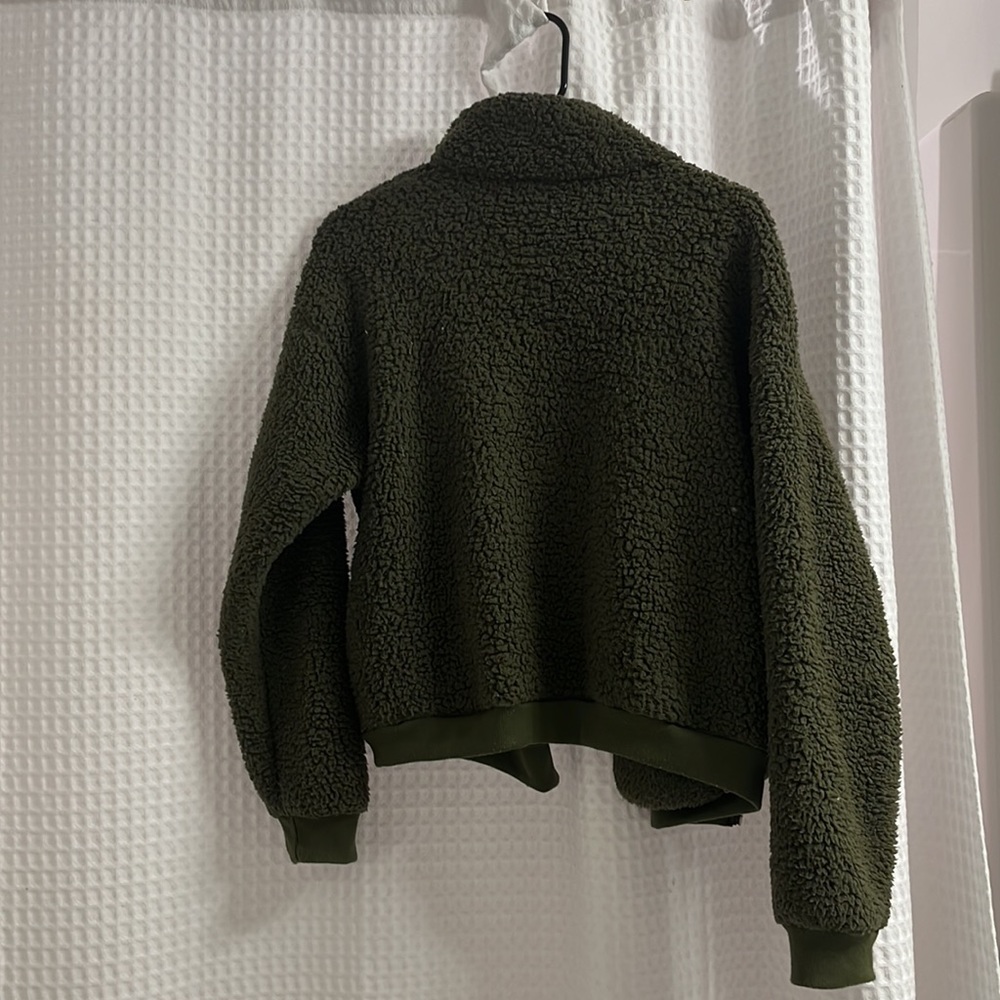 Green Teddy Jacket - Picture 3 of 3